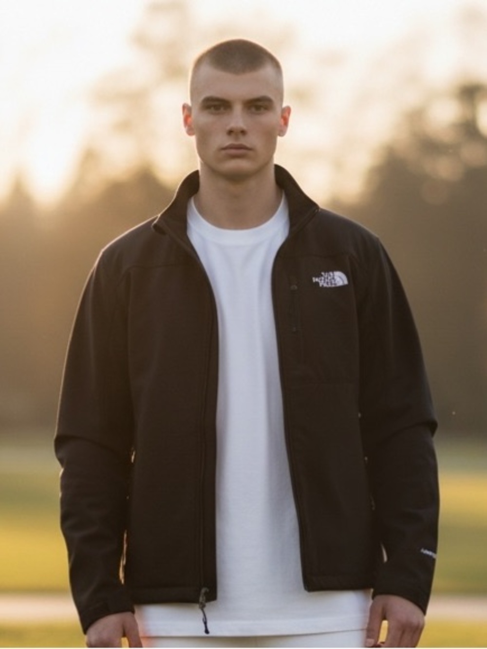 The North Face // Black Jacket // Zip Up // Mens